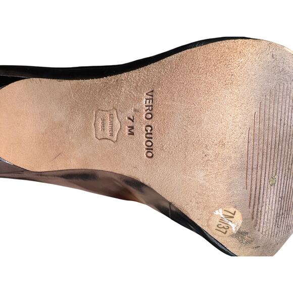 BCBGMAXAZRIA heels, metallic silvery Pointed Toe pump Size 7M - Picture 4 of 11